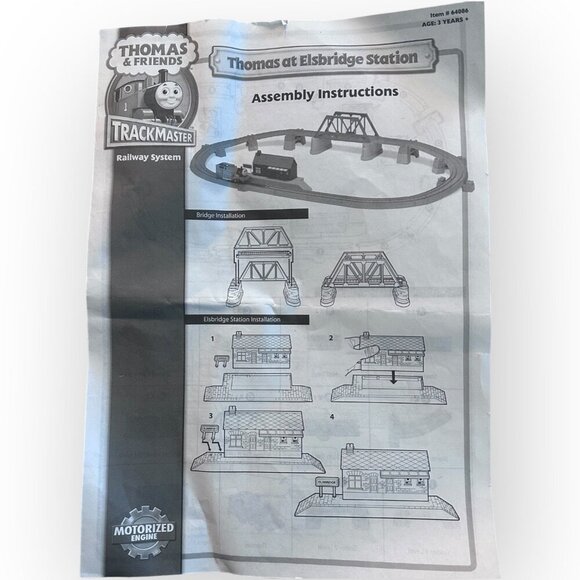 Thomas & Friends Christmas Motorized Train Set w Elsbridge Station Bridge - Picture 8 of 16